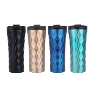 Stainless steel thermal travel mug