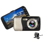 4 inch dual lens car DVR dash camera