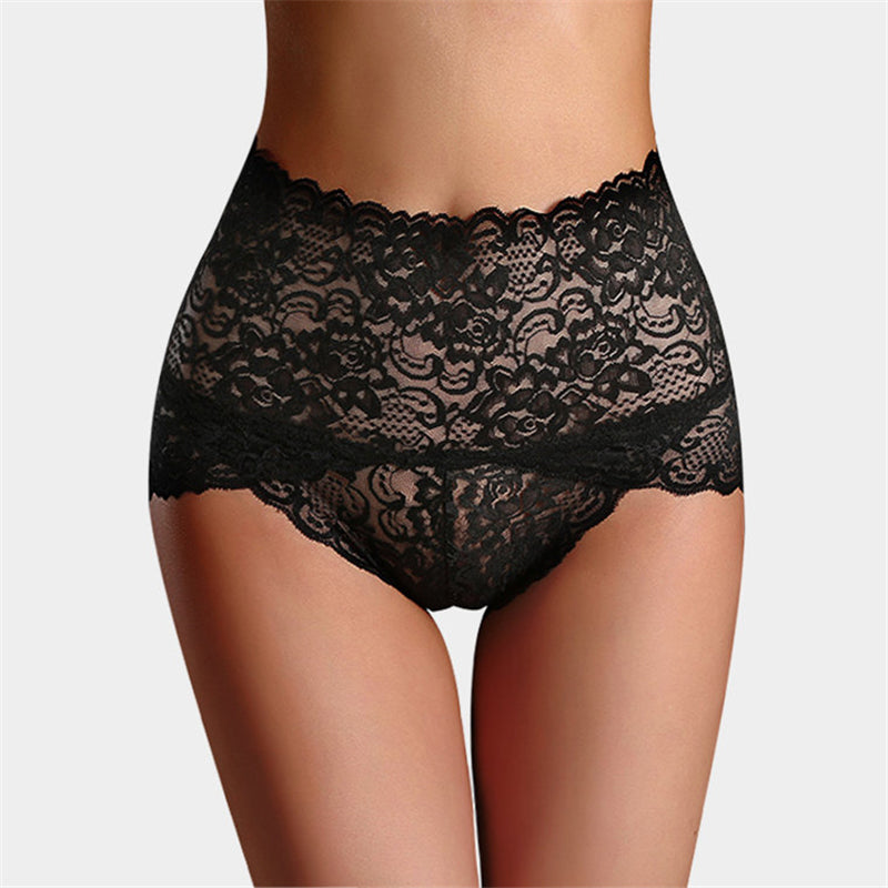 High waist lace underwear 3pack