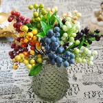 Artificial blueberry branch 4pack