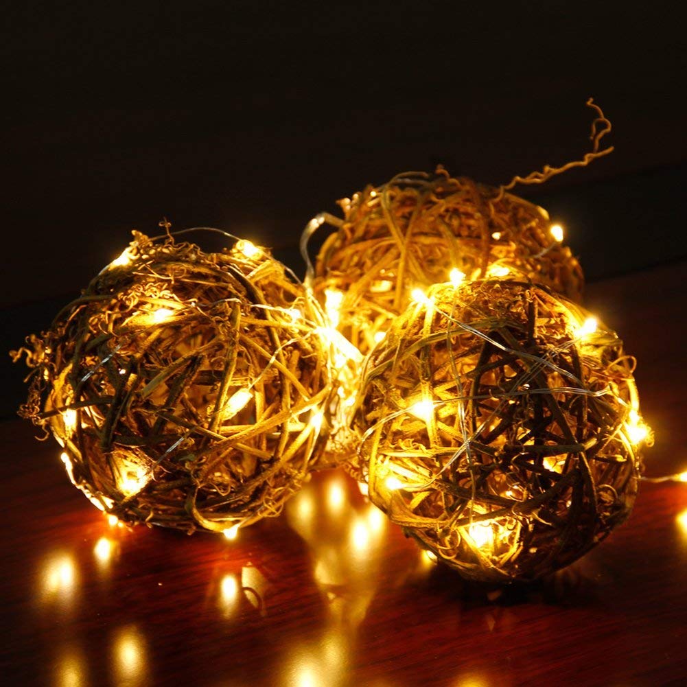 Copper wire LED string lights 2pack - Image 11