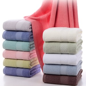 Cotton bath towels set
