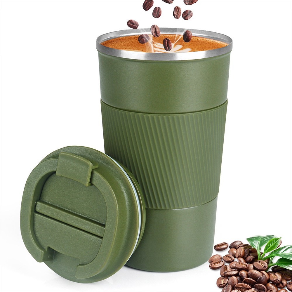 Stainless steel interior travel coffee mug