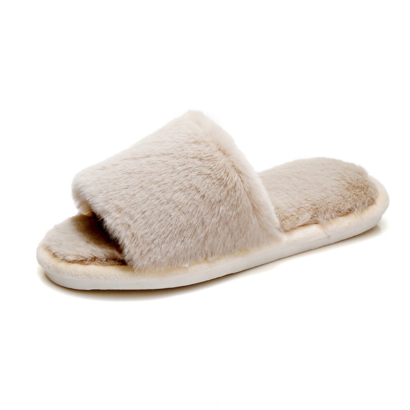Fluffy faux fur women's indoor slippers - Image 15