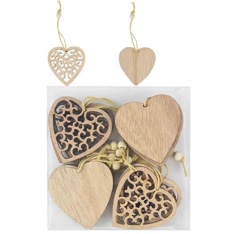 Wooden Christmas pendants 12pack - Image 10