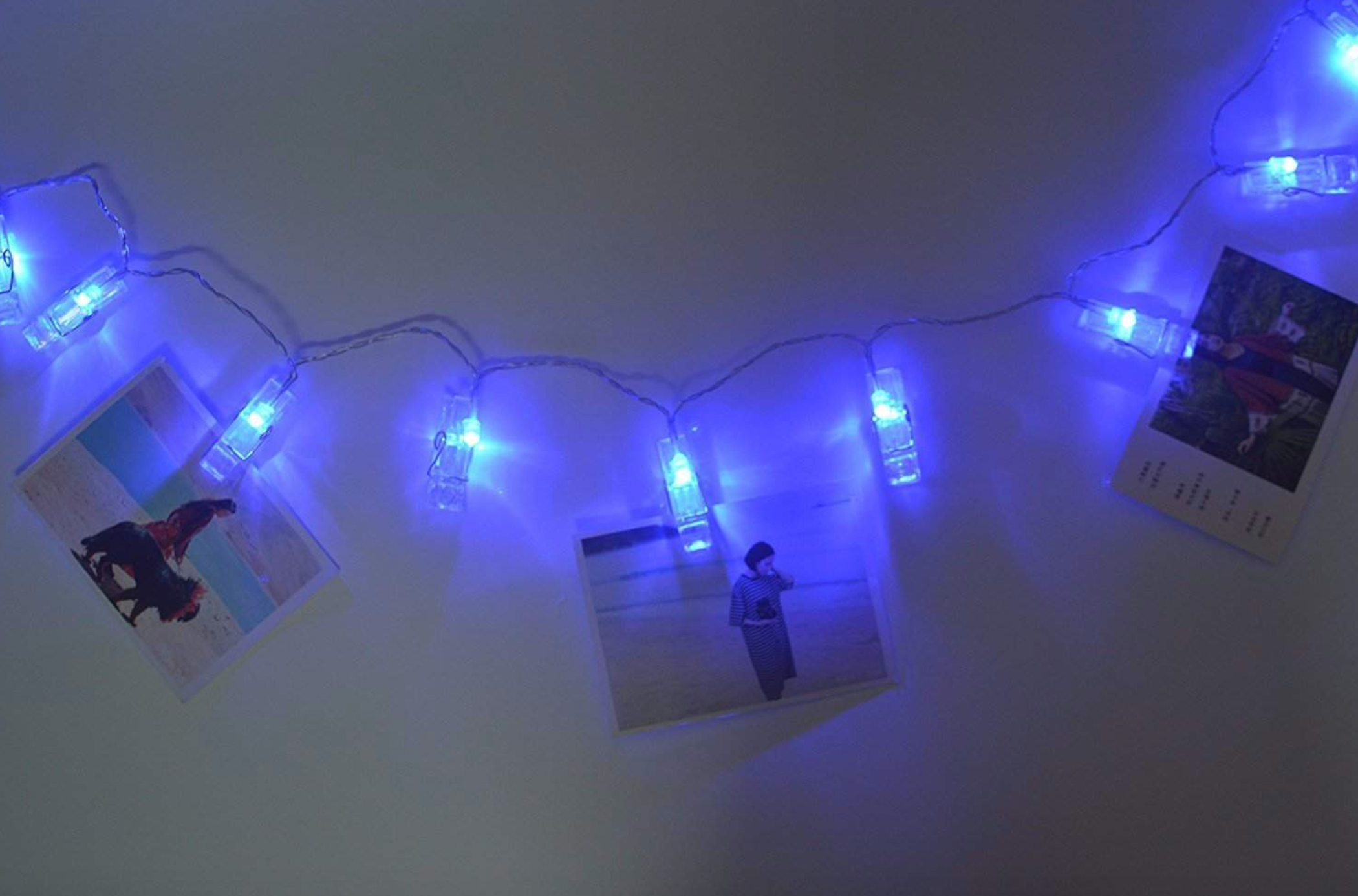 LED fairy wall string lights with clips - Image 2