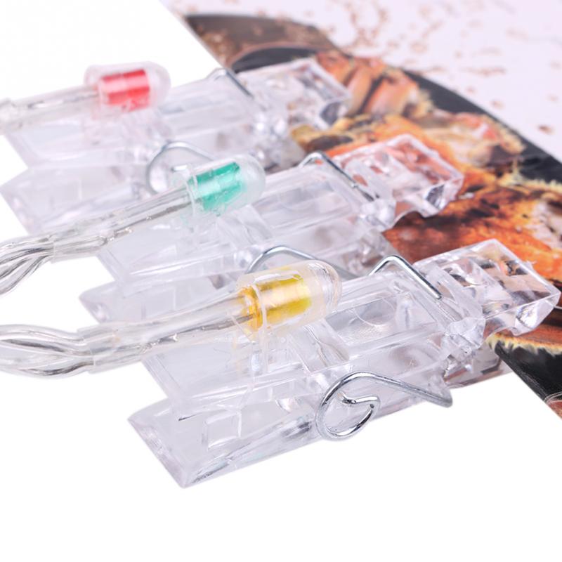 LED fairy wall string lights with clips - Image 6