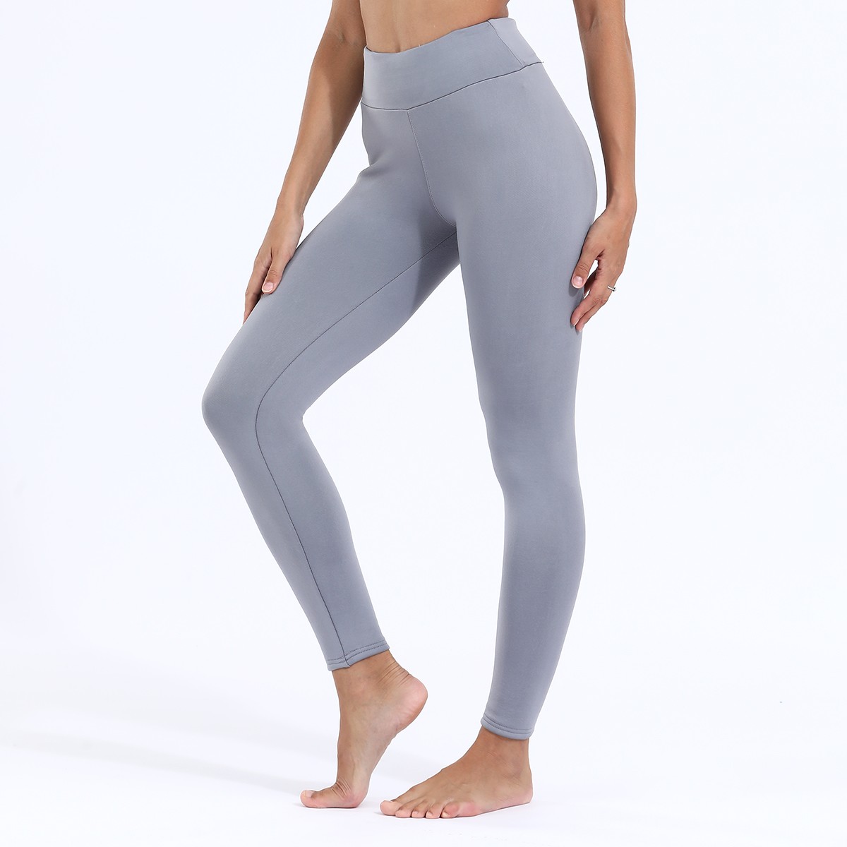 High waist warm lining women's leggings - Image 11