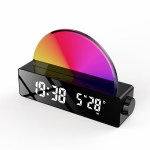 Wake up light digital alarm clock