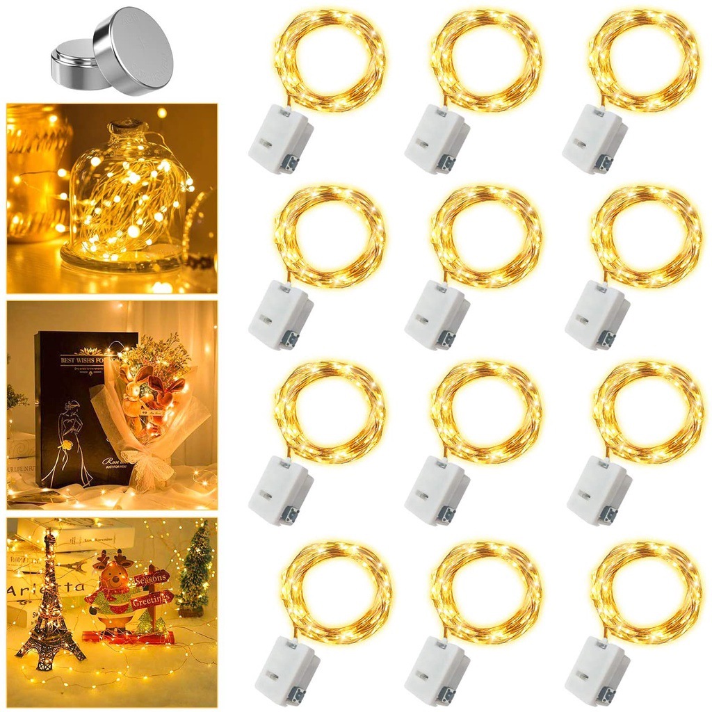 20 LED copper string lights set -10pcs - Image 8