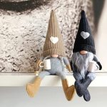 Faceless elf Christmas doll