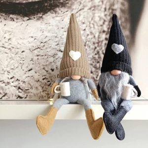 Faceless elf Christmas doll