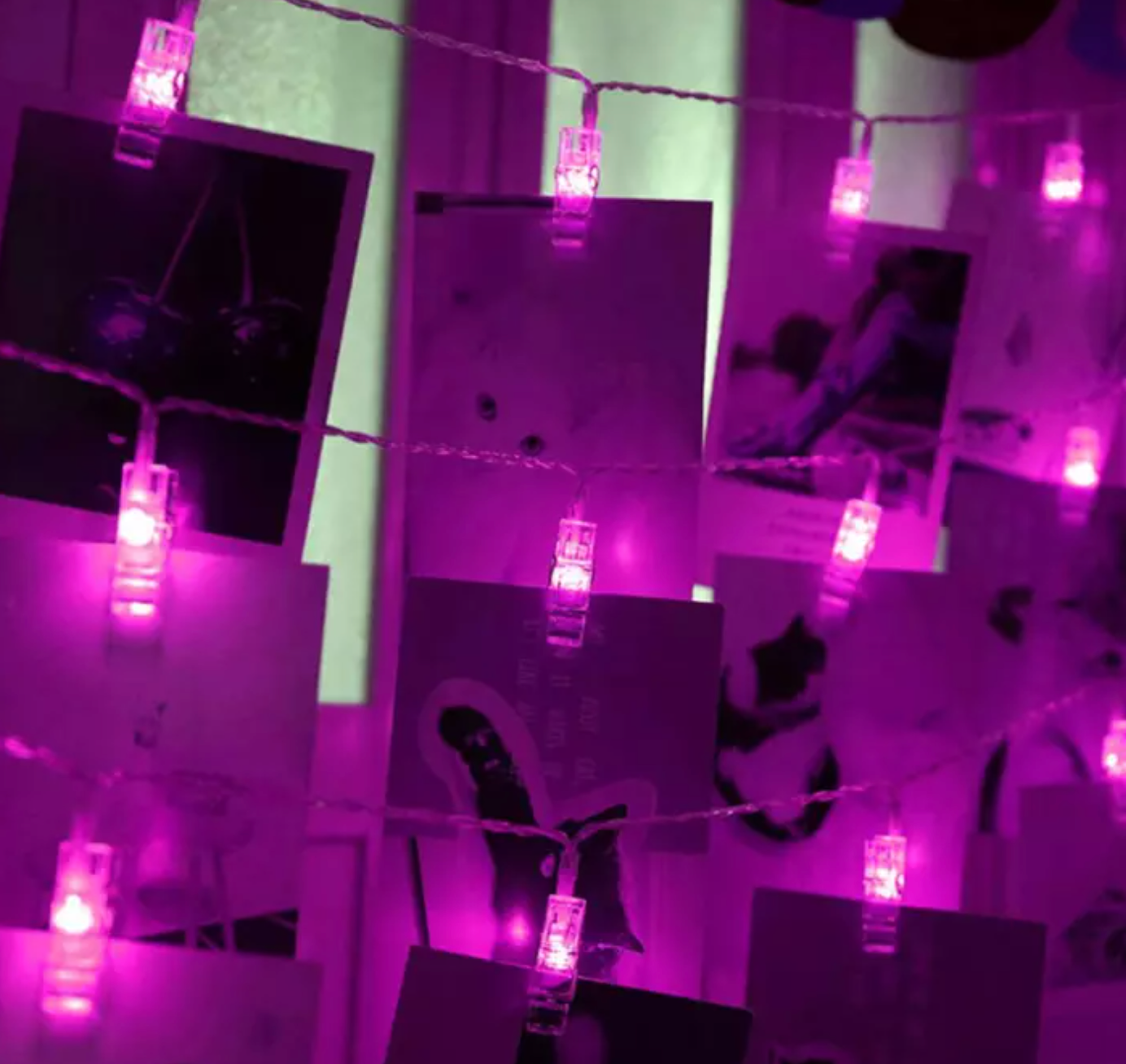 LED fairy wall string lights with clips - Image 11