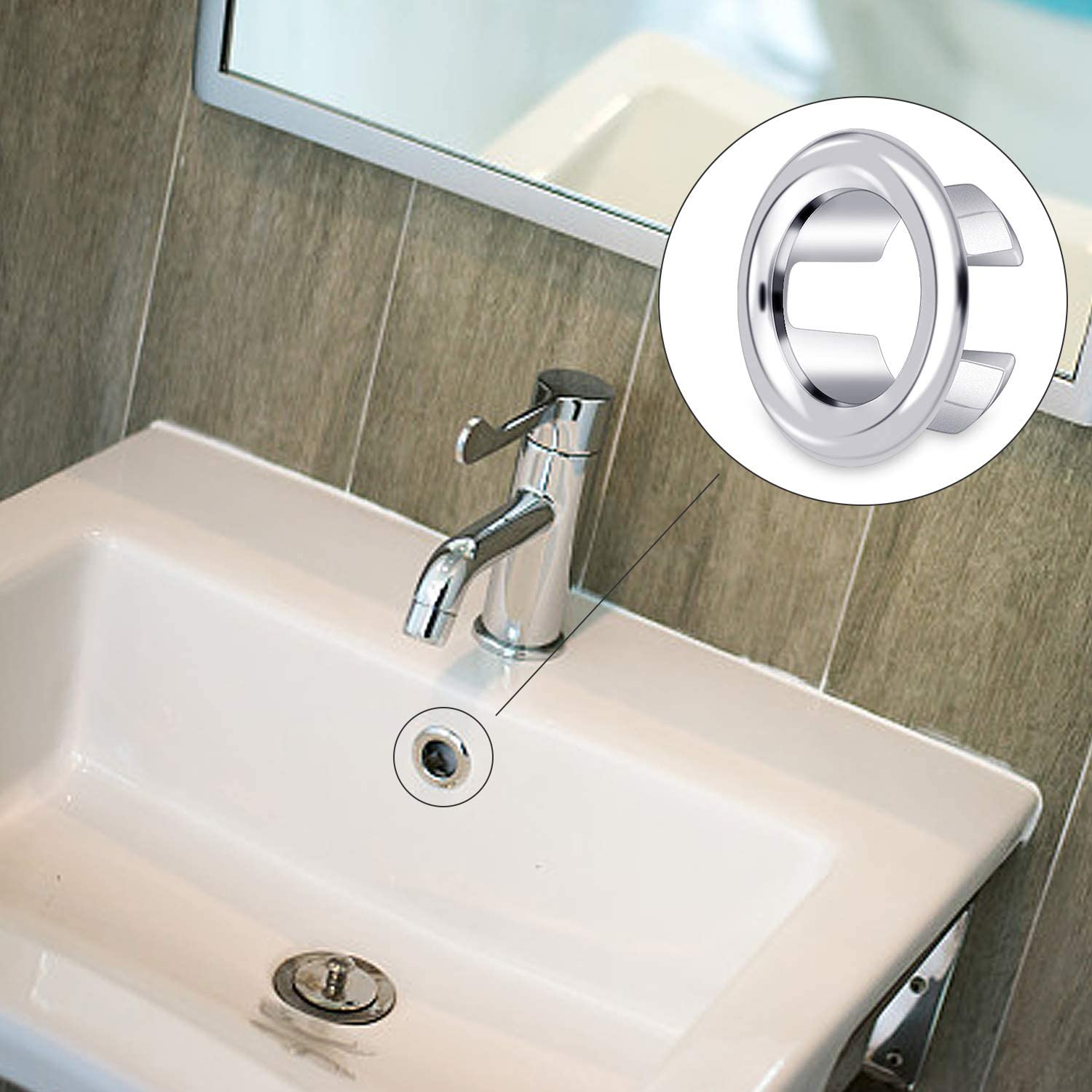Sink overflow drain cover multi-pack - Image 5