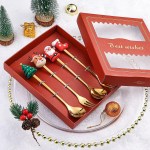 Gift box of Christmas themed spoons & forks set