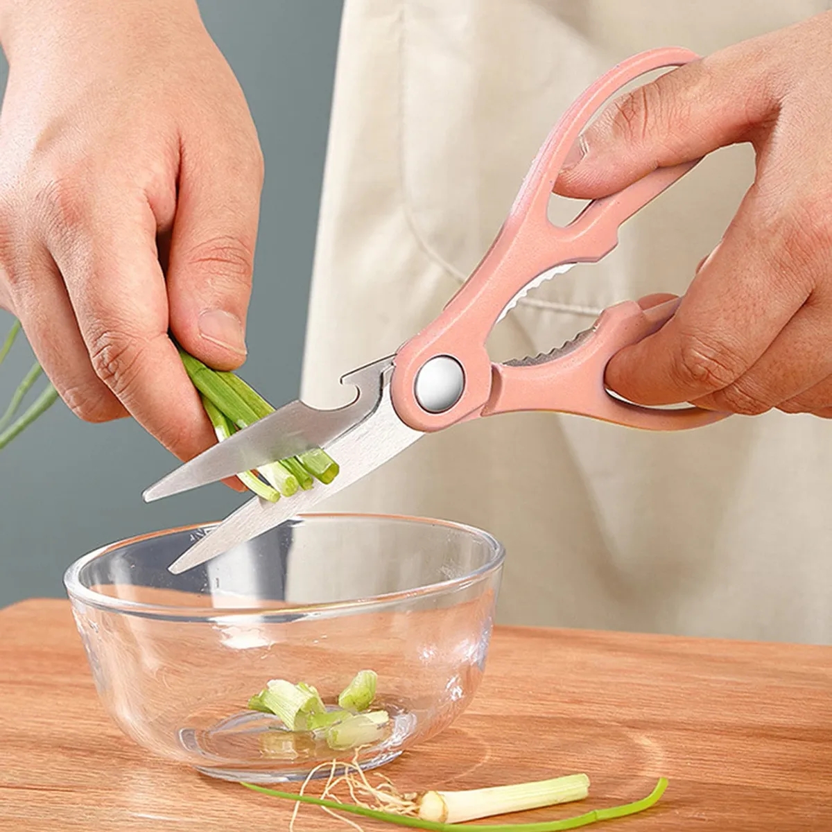Coated stainless steel kitchen knives set - Image 12