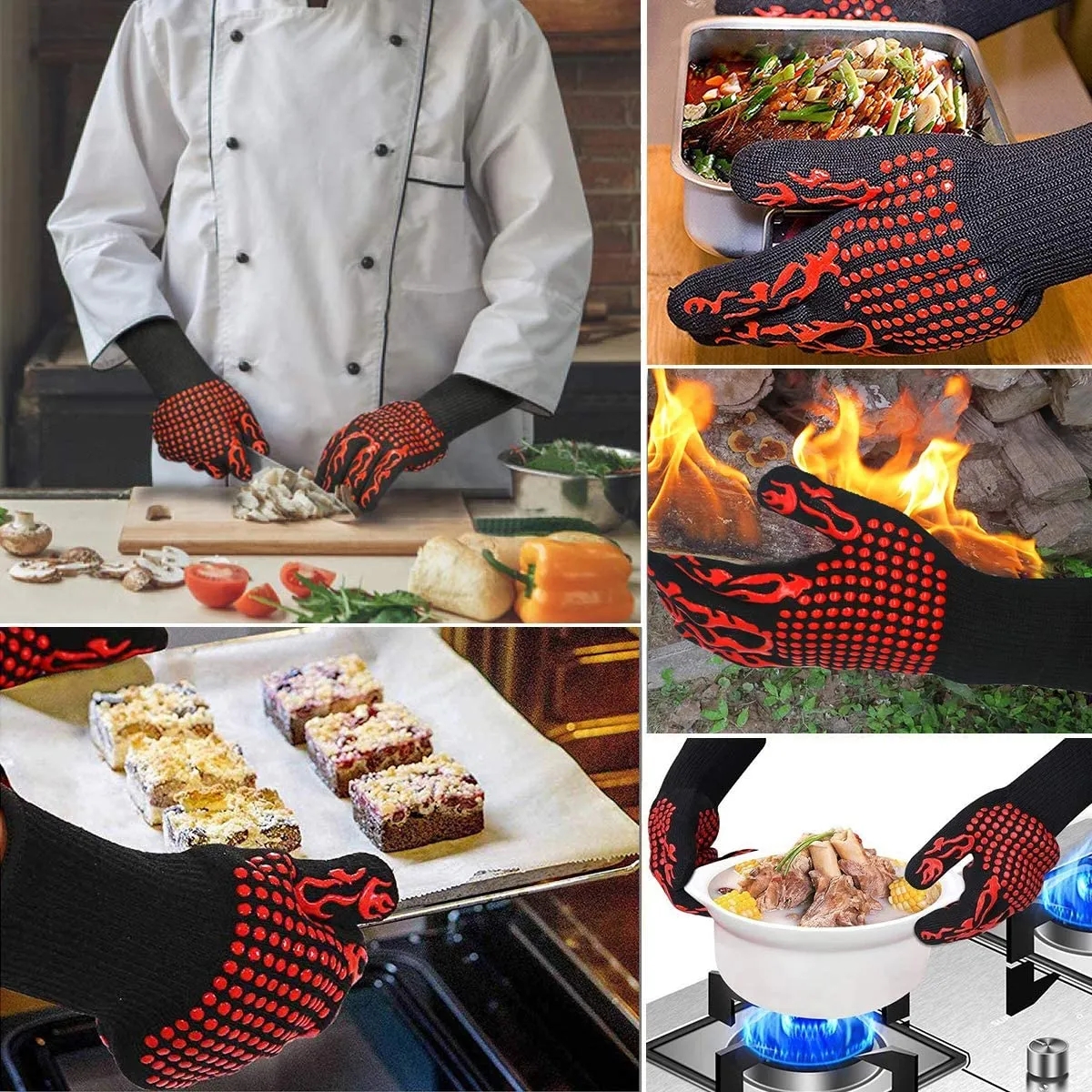 High temperature resistant oven & BBQ glove - Image 10