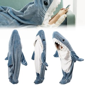 Shark shape sleeping bag