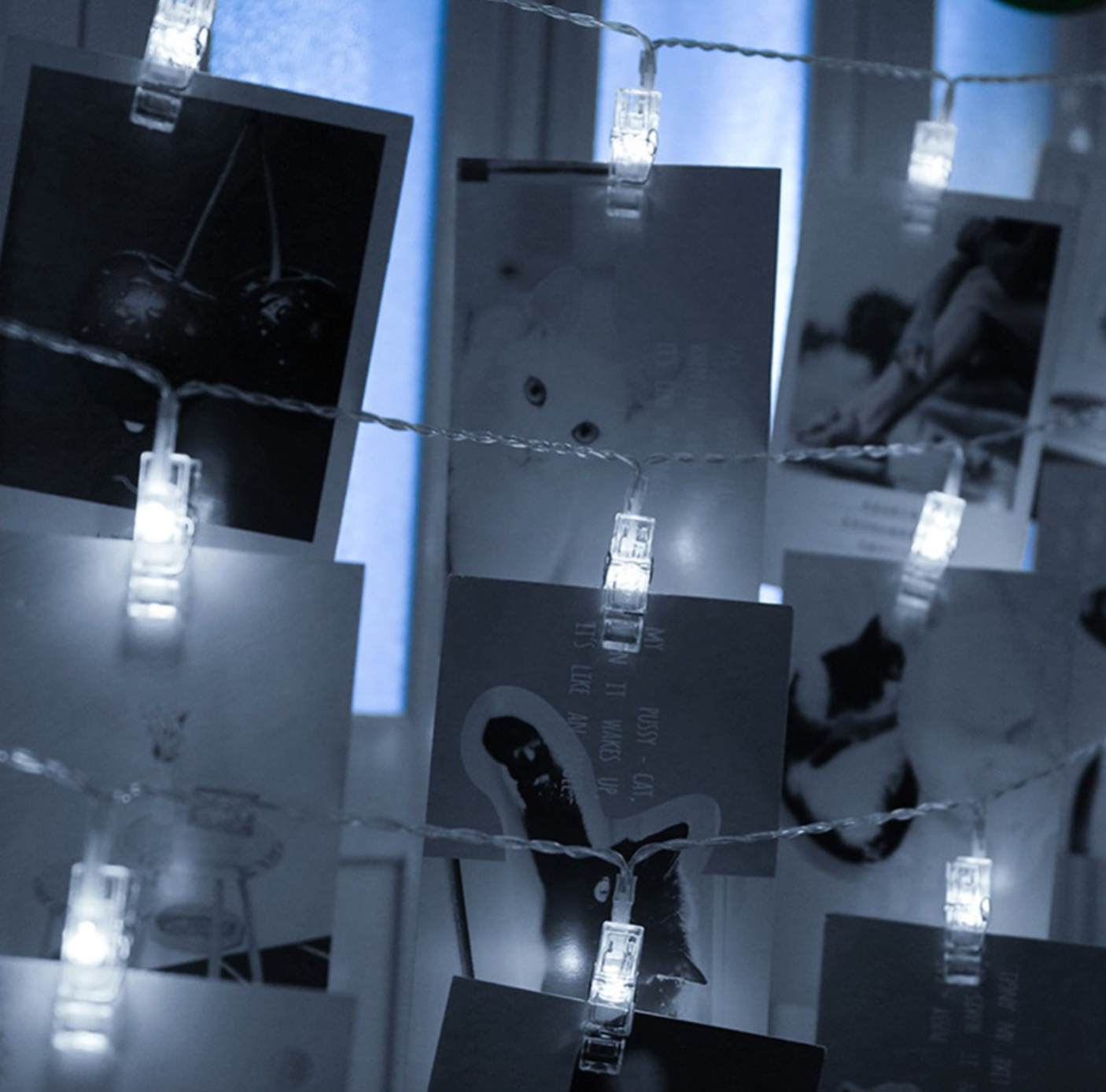 LED fairy wall string lights with clips - Image 16