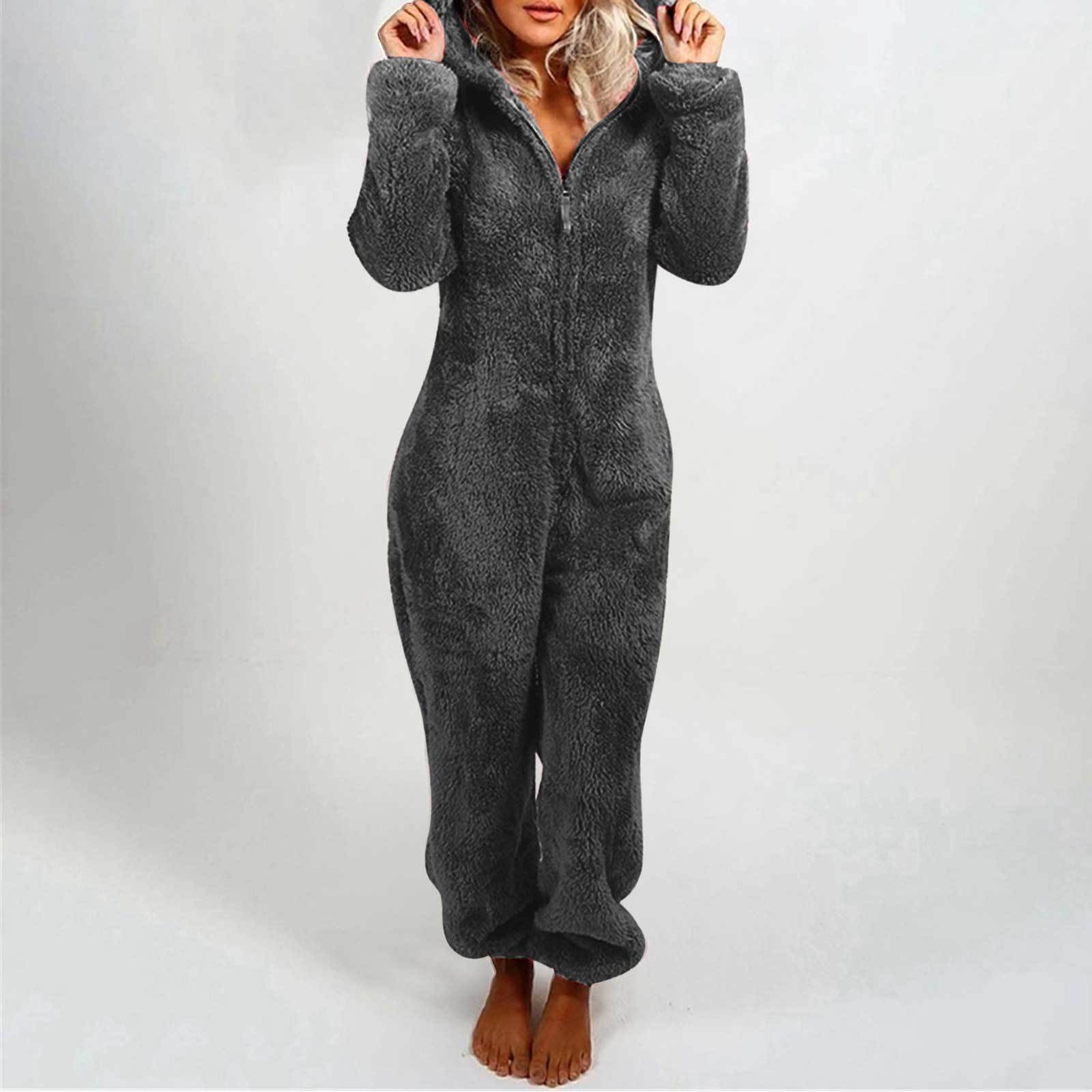 Plush women's home-wear jumpsuit - Image 5