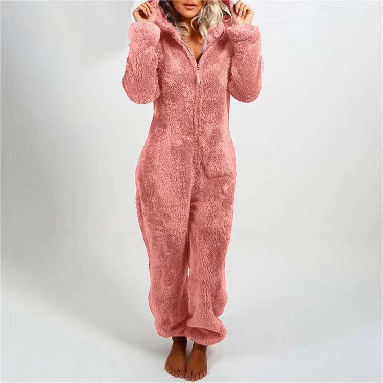 Plush women's home-wear jumpsuit - Image 7