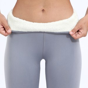 High waist warm lining women's leggings