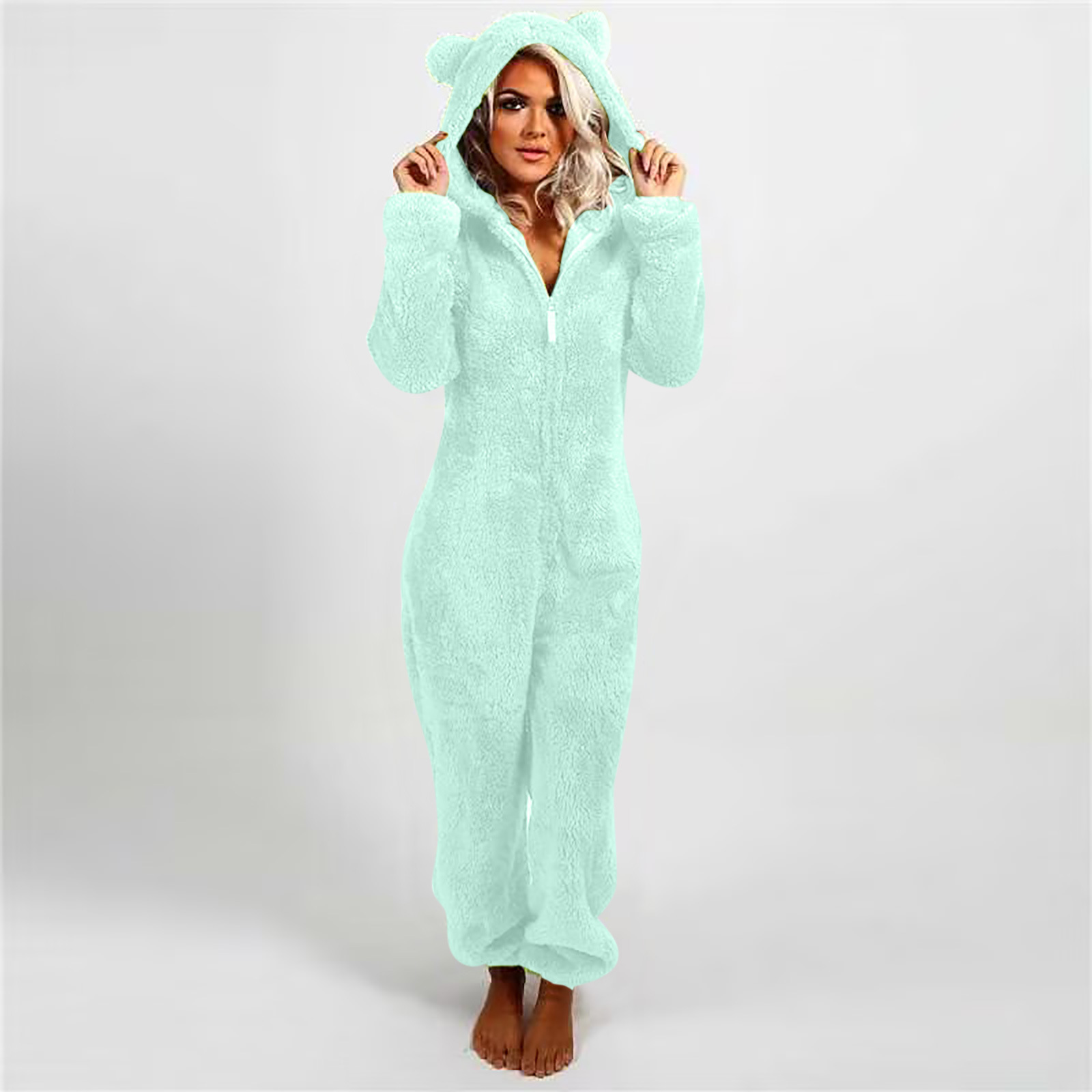 Plush women's home-wear jumpsuit - Image 13