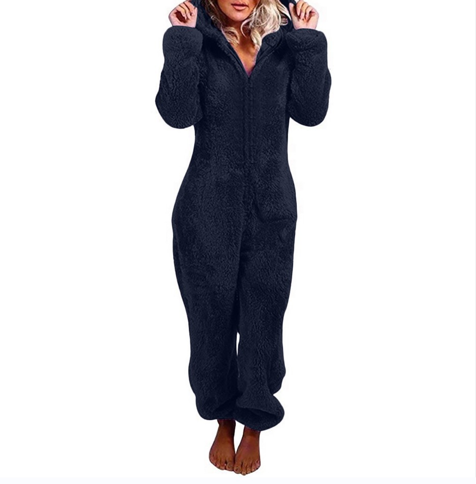 Plush women's home-wear jumpsuit - Image 14