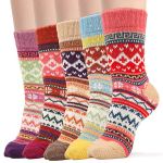 Warm colorful winter socks - 5 pairs