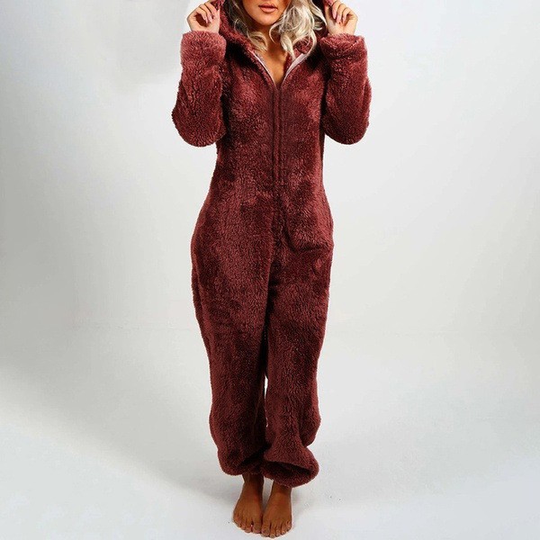 Plush women's home-wear jumpsuit - Image 19