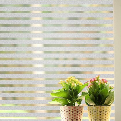 Self-adhesive decorative privacy window sticker - Image 2