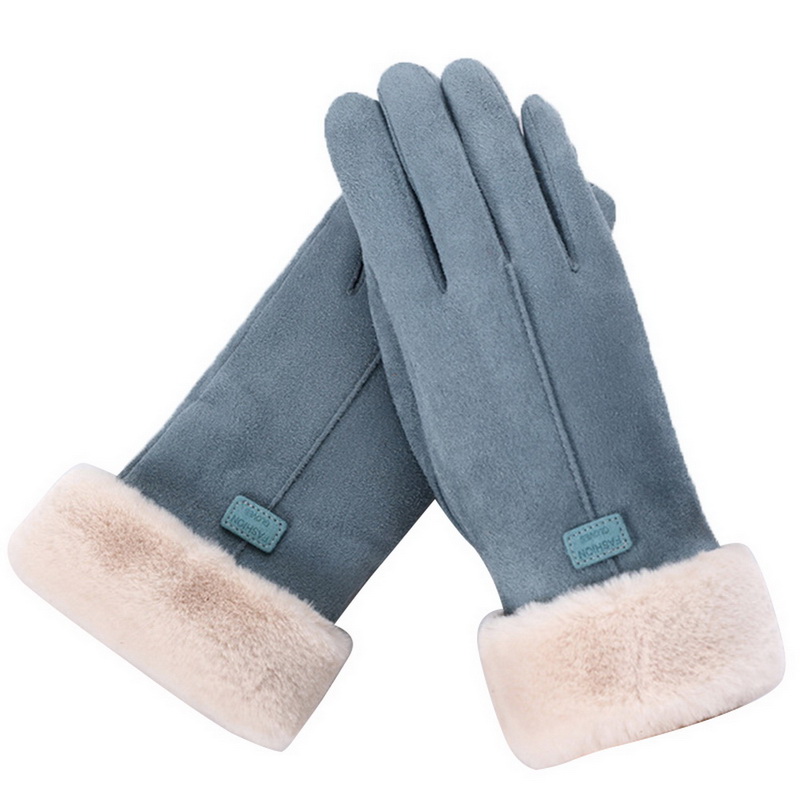 Touch screen faux suede gloves - Image 12
