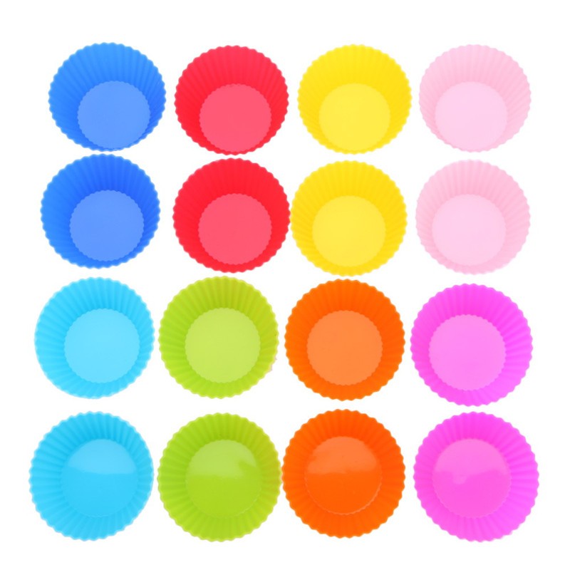 Colourful silicone muffin forms set - Image 12