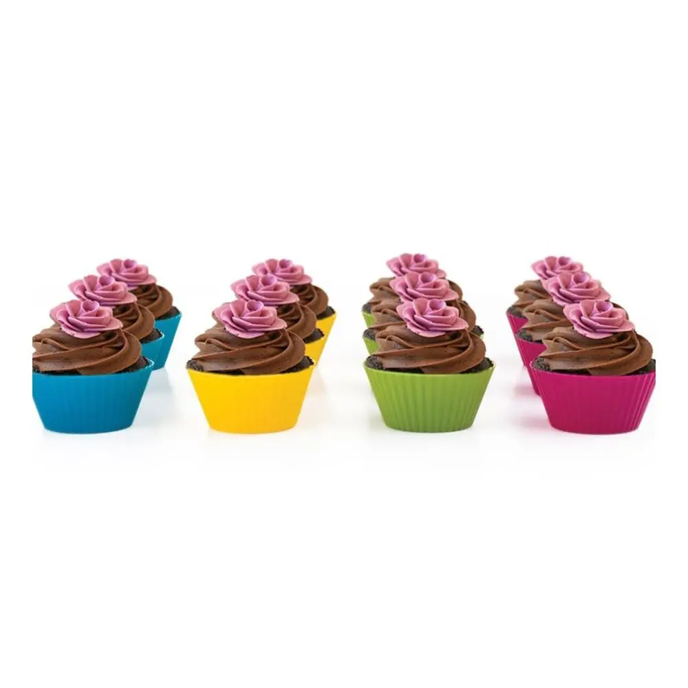 Colourful silicone muffin forms set - Image 17