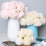 Large artificial peony flower - 10 piece bouquet