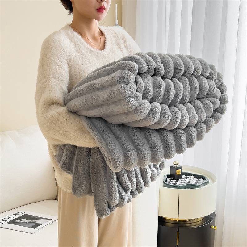 Warm fleecy sofa throw blanket - Image 14