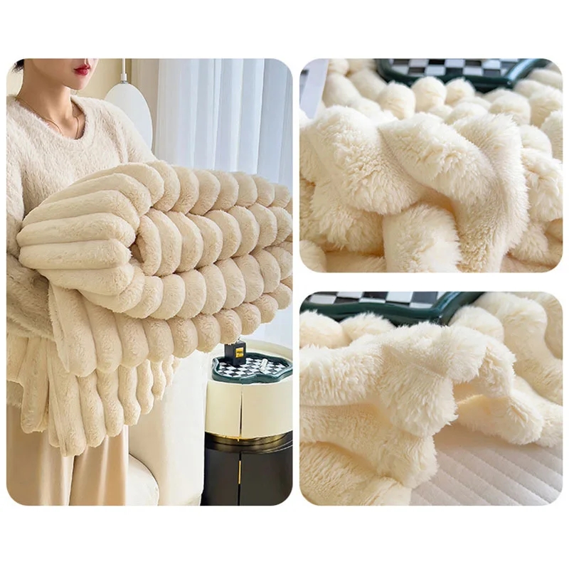 Warm fleecy sofa throw blanket - Image 7