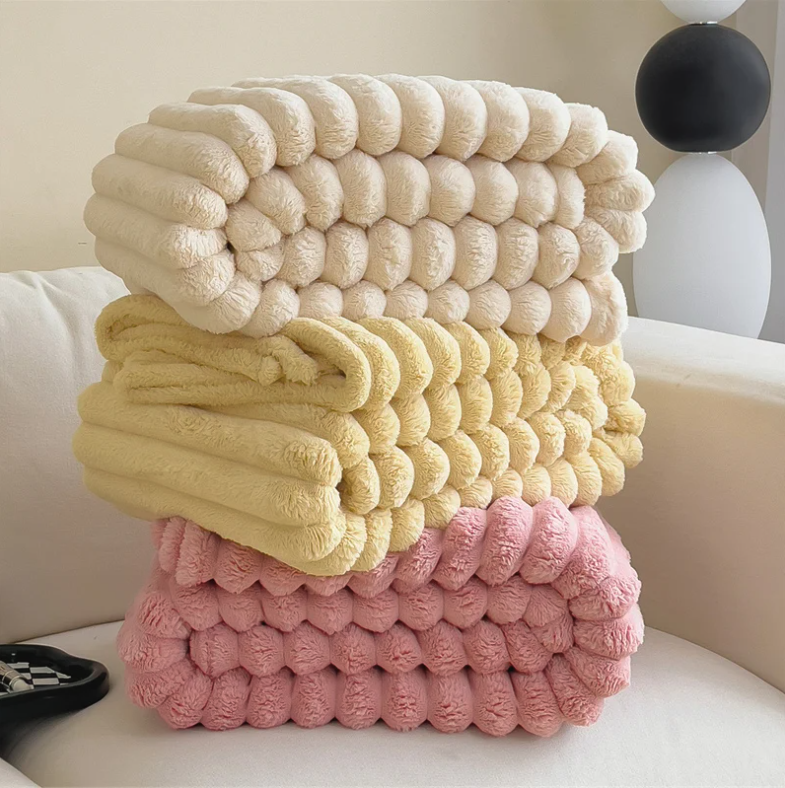 Warm fleecy sofa throw blanket - Image 4