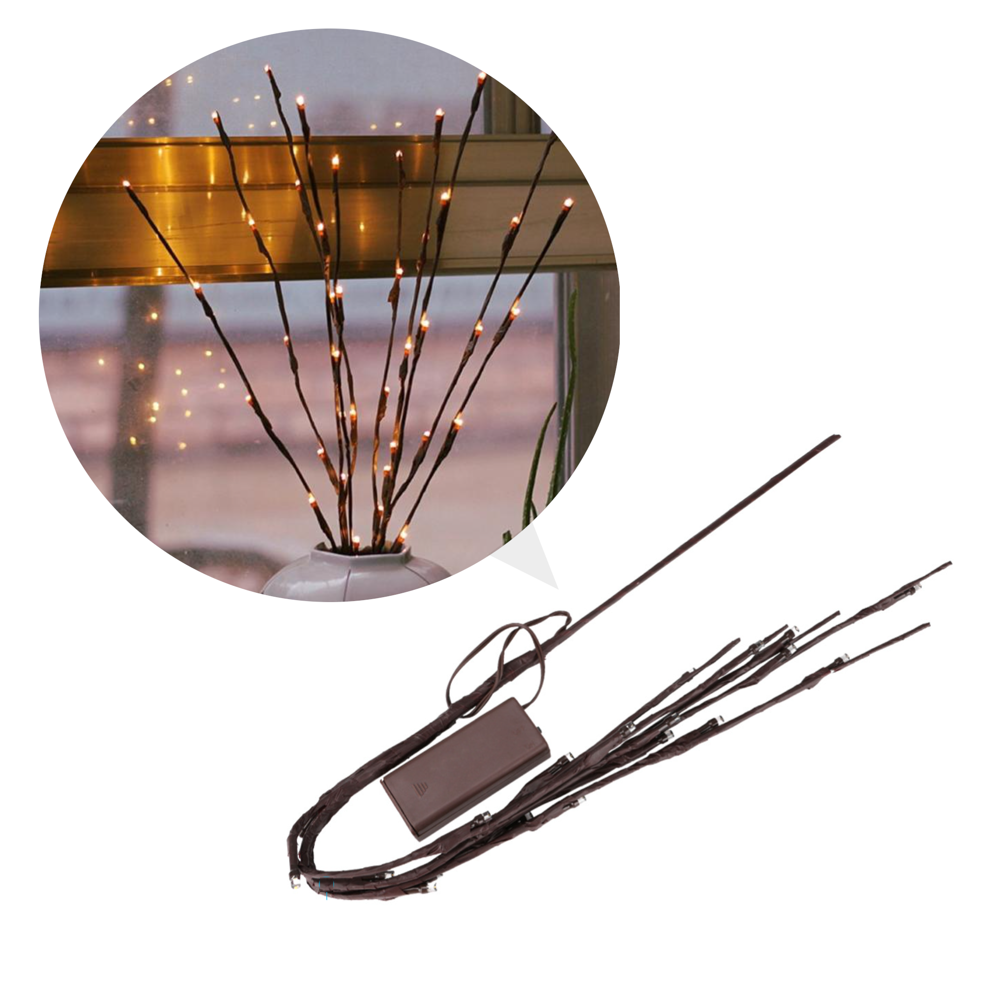 Willow branch with LED lights 2pack - Image 20