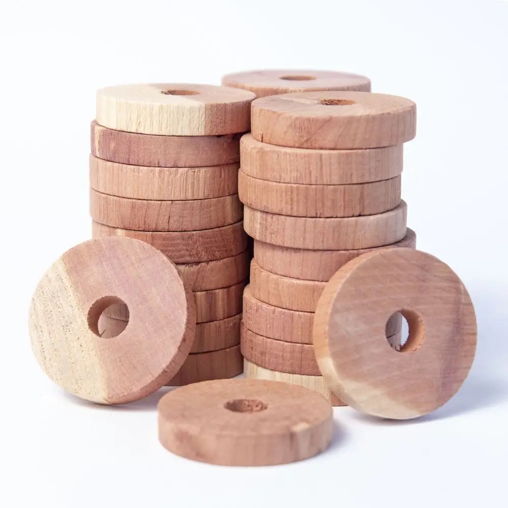 Moth repellent wood rings 30pack - Image 2