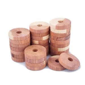 Moth repellent wood rings 30pack