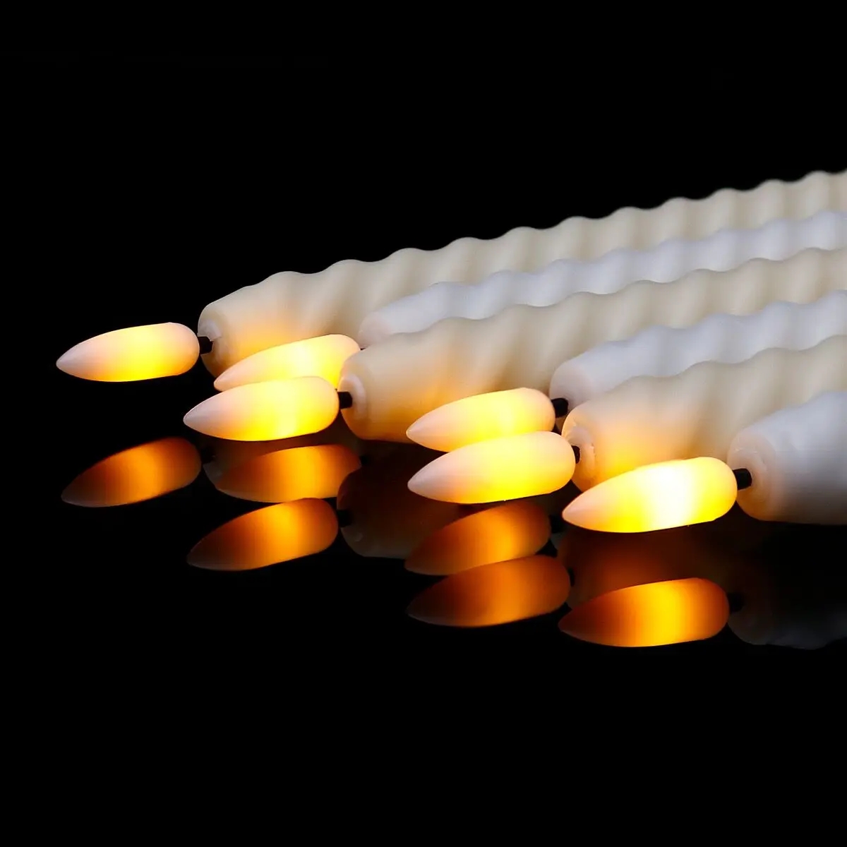 Flameless LED taper candle set with remote control - Image 5