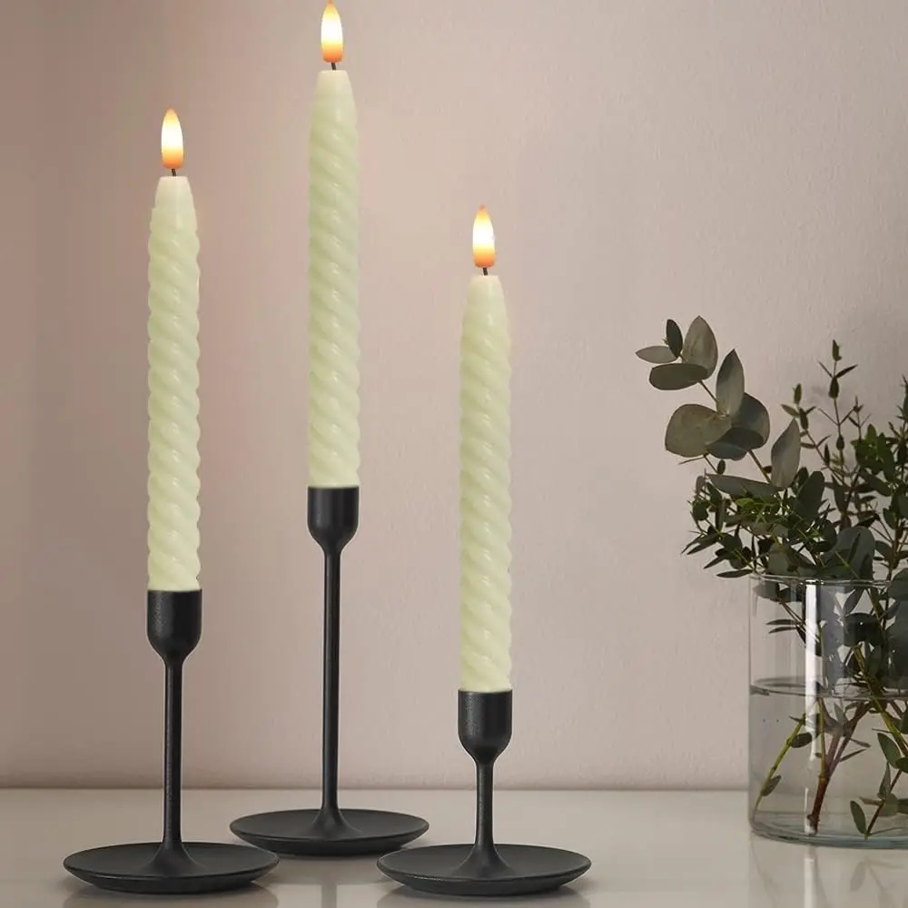 Flameless LED taper candle set with remote control - Image 7