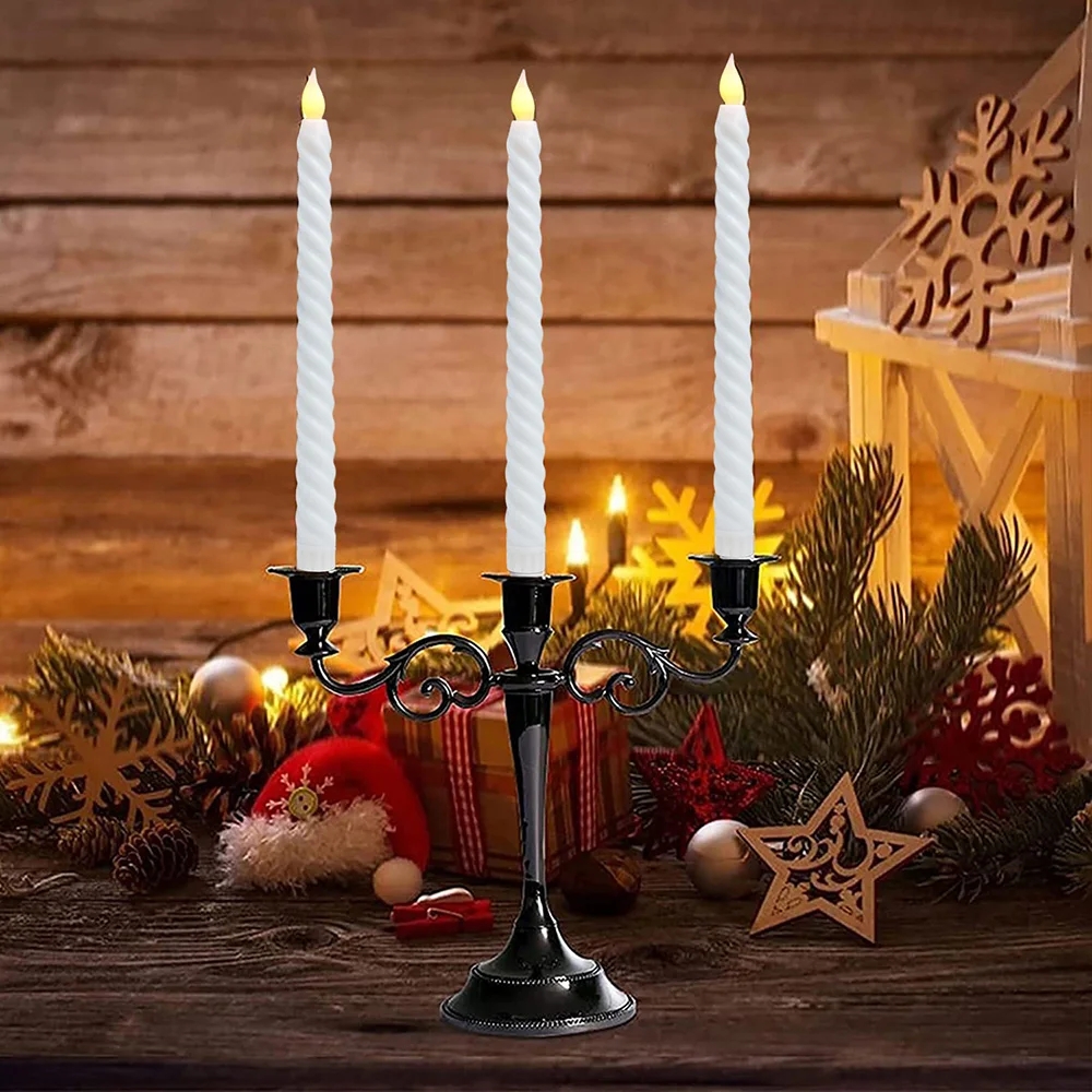 Flameless LED taper candle set with remote control - Image 15