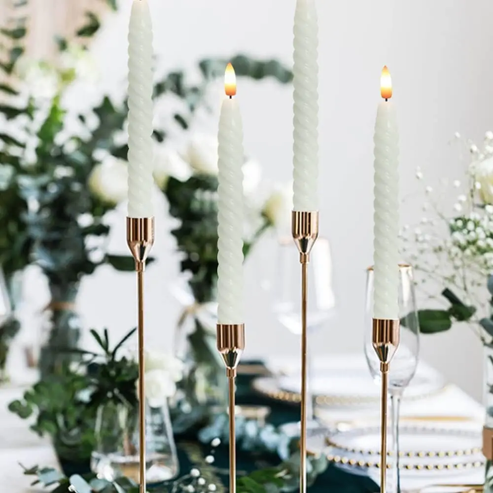 Flameless LED taper candle set with remote control - Image 11