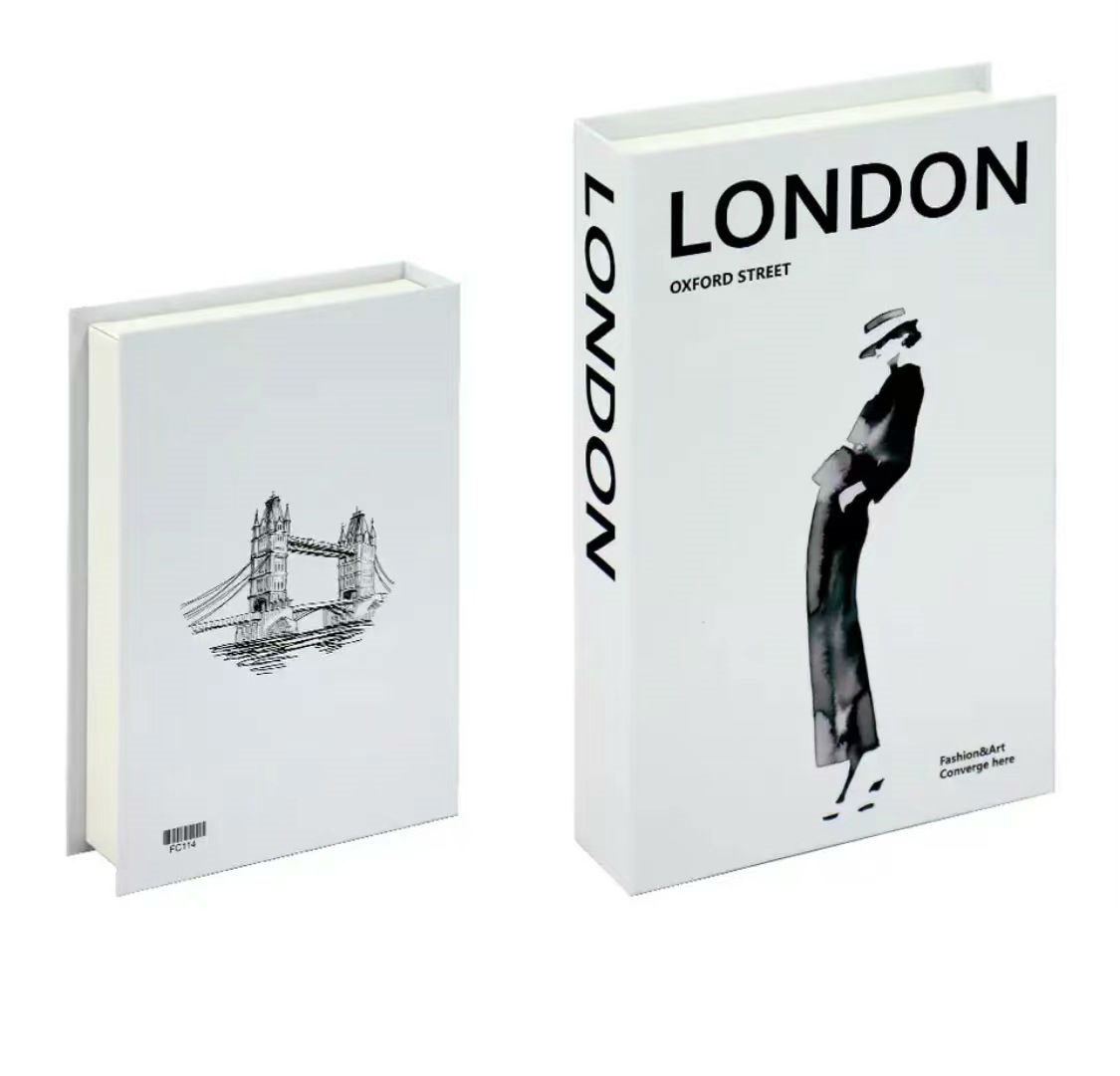 Fake book design decorative storage box - Image 10