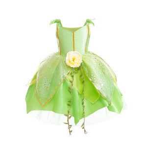 Girl's forest fairy costume dress