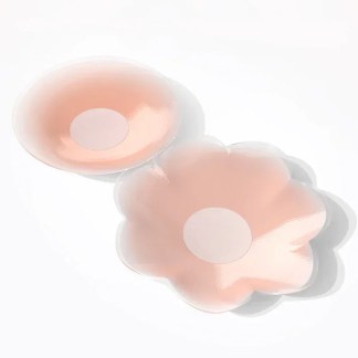 Reusable silicone breast cover sticker - 2 pairs