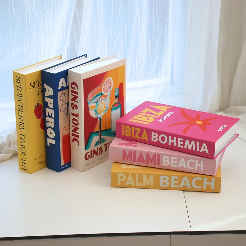 Fake book design decorative storage box - Image 17