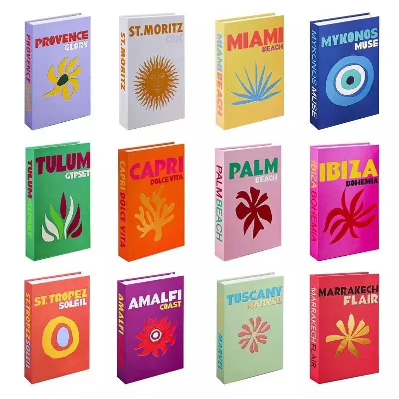Fake book design decorative storage box